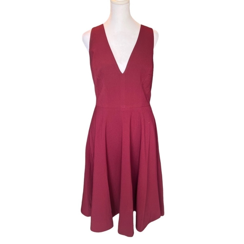 Dress The Population - Catalina Knee Length Cocktail Dress Sz L - Picture 3 of 9